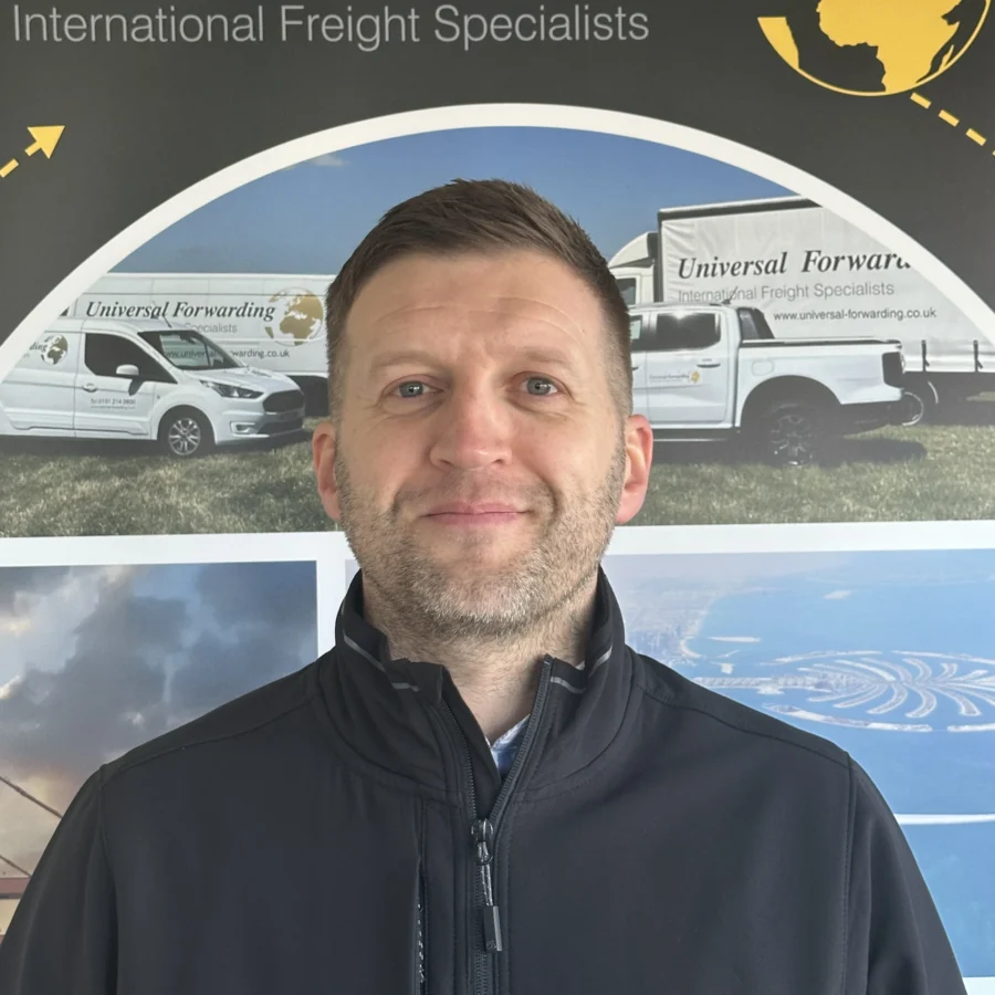 Andy Hanson, Operations Director at Universal Forwarding.