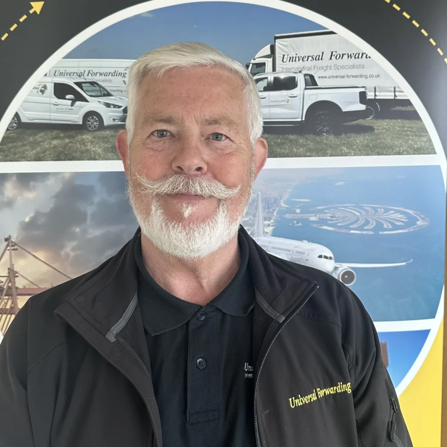 Derek Huntley, Warehouse & Transport Supervisor at Universal Forwarding,