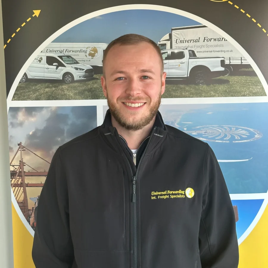 Jordan Stephenson, Import Supervisor at Universal Forwarding.