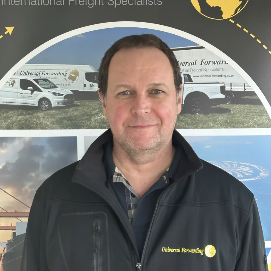 Stuart Kirton, Key Accounts Manager at Universal Forwarding.